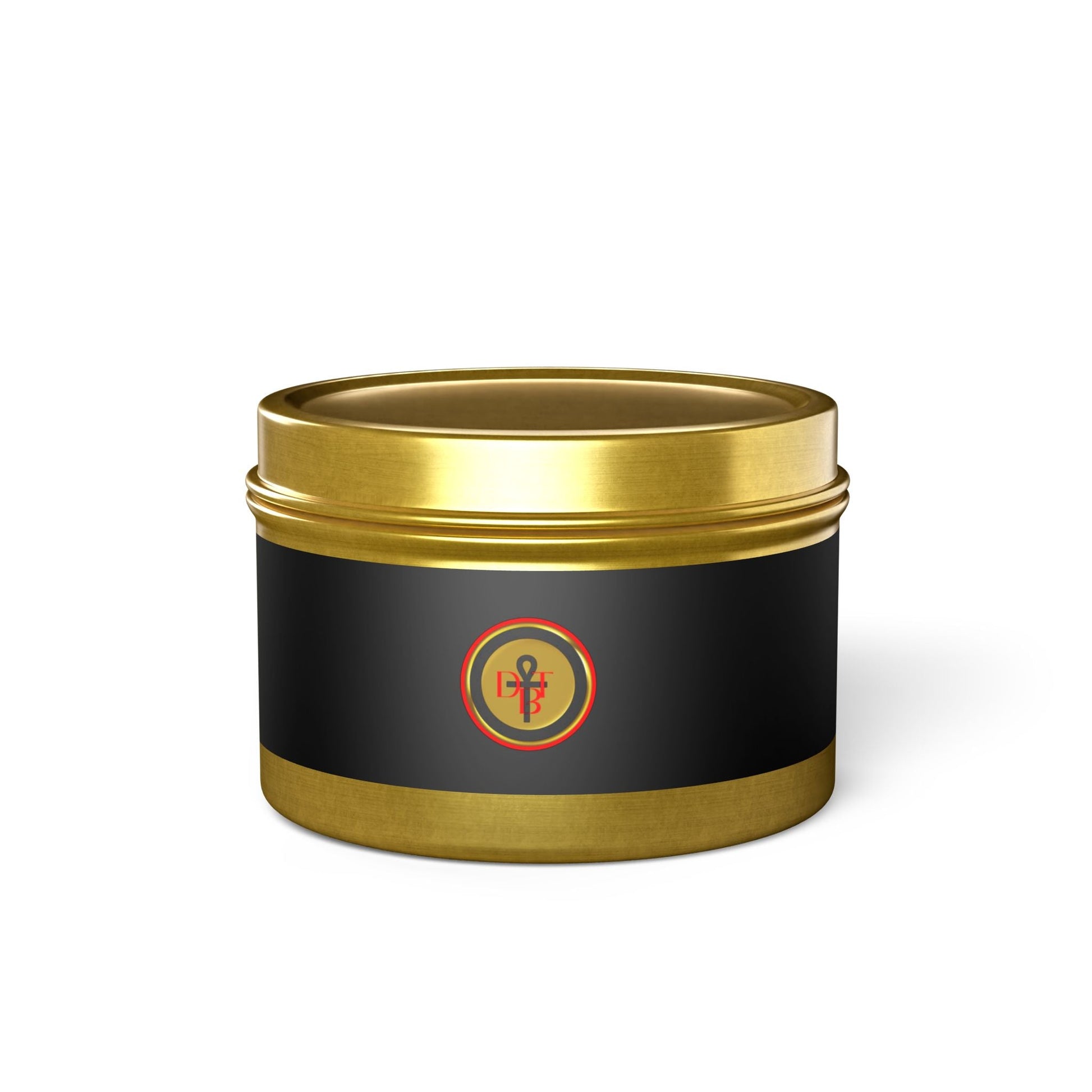 DBT Anchor and Amber Candle 8oz — 40-hour burn vegan soy wax tin candle