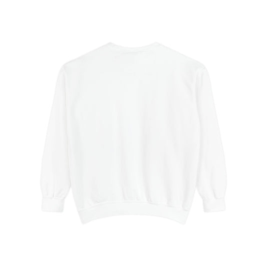 DBT luxury sweatshirt back view — ribbed cuffs and hem