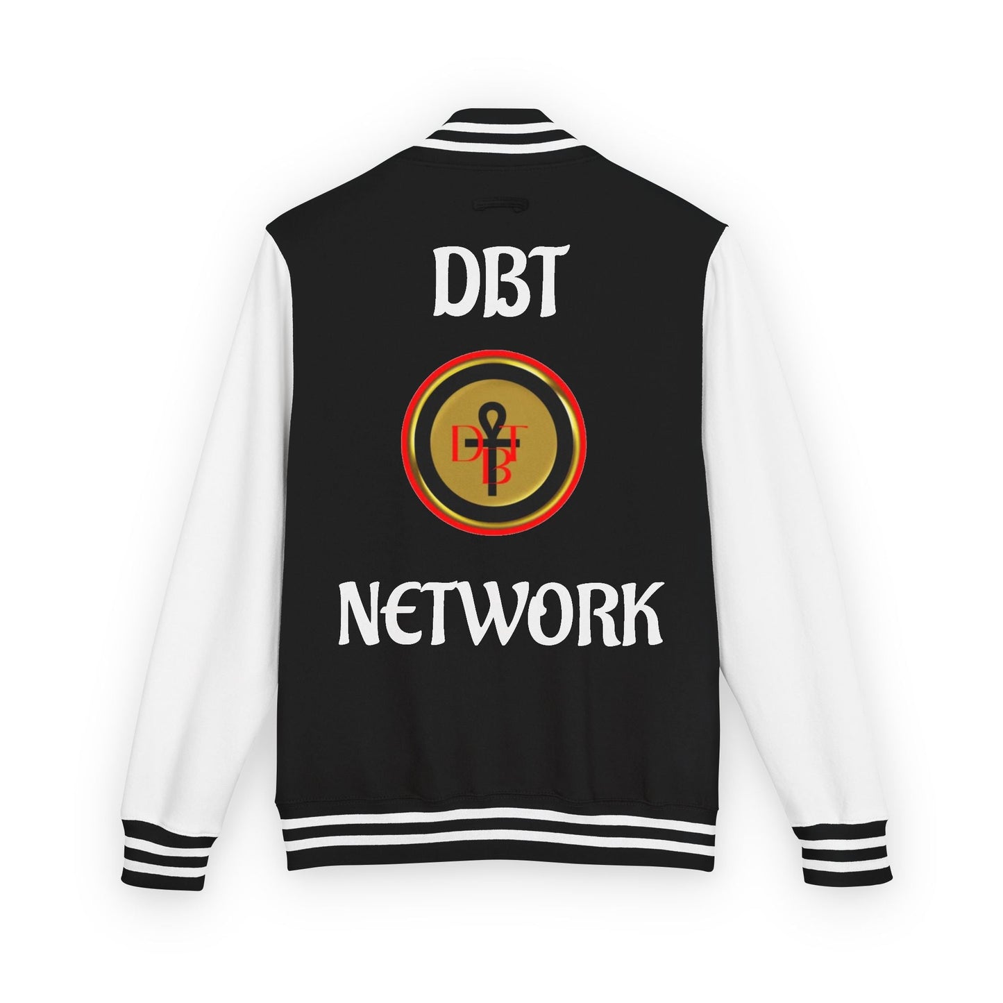 DBT Network Letterman Jacket back — included in Sovereign Style Bundle