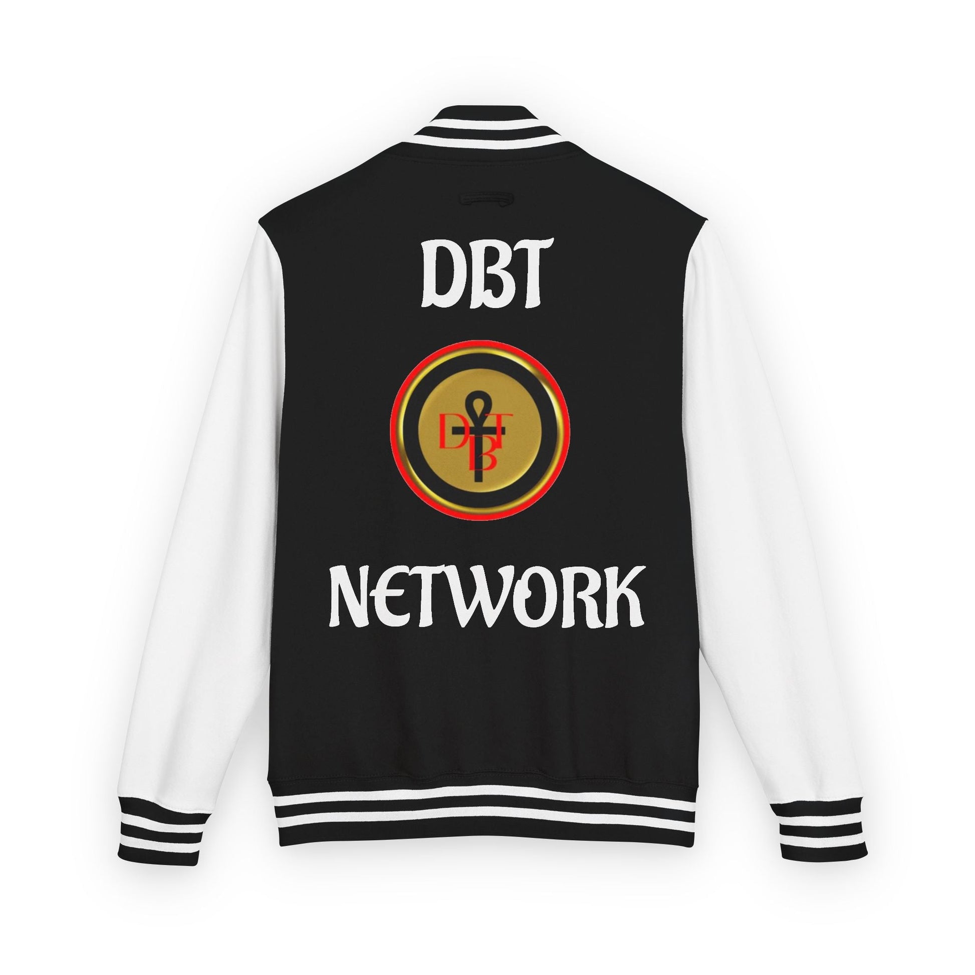 DBT Network Letterman Jacket back — included in Sovereign Style Bundle