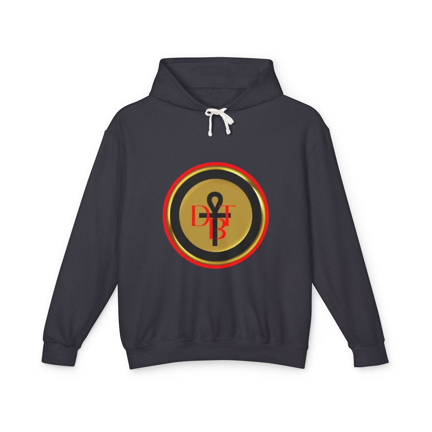 DBT Ankh Emblem Hoodie back — OEKO-TEX certified unisex fit
