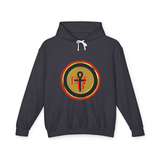 DBT Ankh Emblem Hoodie back — OEKO-TEX certified unisex fit